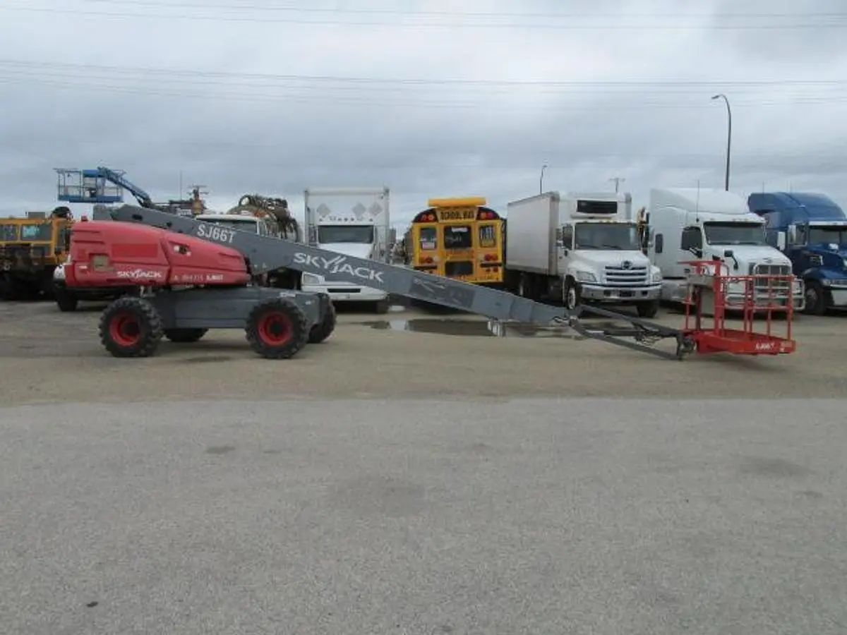 Used 2014 SKYJACK SJ66T Telescopic Boom Lifts Manitoba CA | Conquest Truck & Auto Sales #1421358