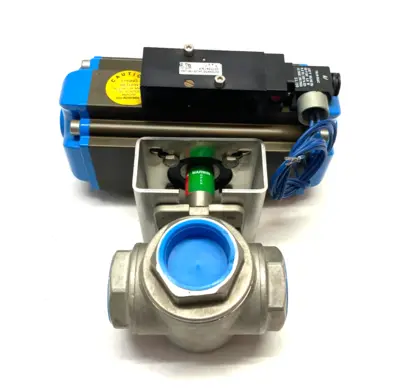 New | in-Stock MARWIN UT SERIES PNEUMATIC BALL VALVE ACTUATOR ASSEMBLY 1-1/2" 3-WAY Linear Actuators | Maverick Industrial Sales #1113083