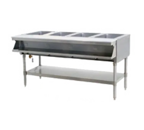 Eagle Group SHT4-208 63 1/2" Hot Food Table w/ (4) Wells & Cutting Board, 208v/1ph