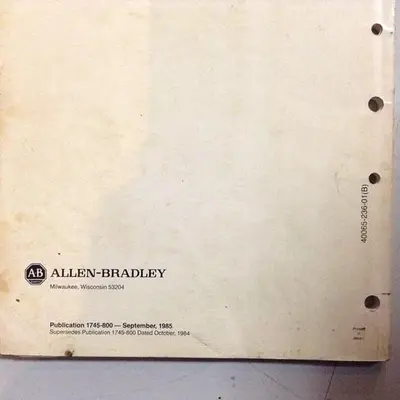 USED ALLEN BRADLEY 1745-800
