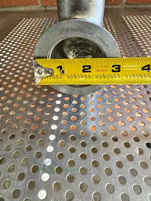 Used 3 WAY STAINLESS STEEL KF 50 NIPPLE VACUUM FITTING Valves/Fittings California US | Equipment Lab #1317054