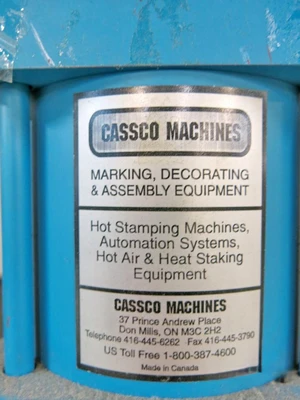 USED CASSCO CASSCO HPS-1500 PRESS