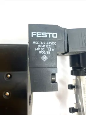 USED FESTO SAFETY VALVE G1/2 24VDC W/ MSC-3/2-24VDC