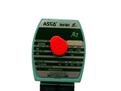 NEW ASCO SC8262H090 SOLENOID VALVE 1/4" 24V W/3 PIN