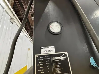 6,000 CFM x 10 HP ROBOVENT MODEL #CFX-6000-W VENTILATION DUST COLLECTOR / MIST COLLECTOR: STOCK #23439