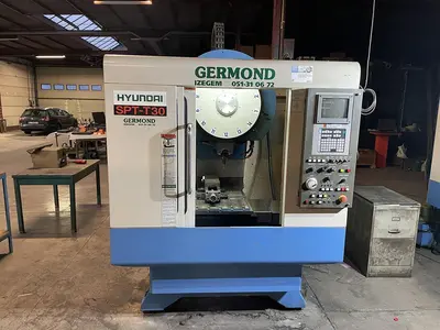 USED HYUNDAI SPT-T30 X: 500 - Y: 360 - Z: 300 MM CNC