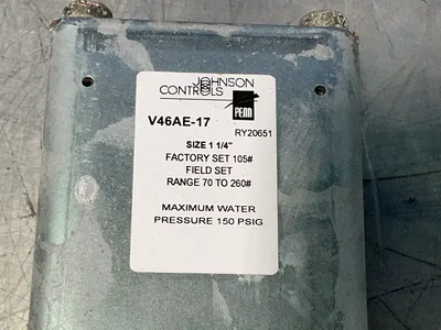 New | in-Stock JOHNSON CONTROLS V46AE17C Pumps Ohio US | HGR 24 #1261257