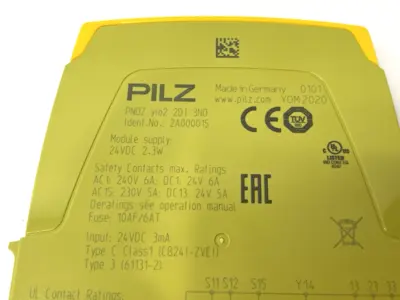 New | in-Stock Pilz Safety Relay Expansion Module, 1-input Function, PNOZ yio2 2DI 3N PLC Expansion Units Michigan US | Maverick Industrial Sales #1391670