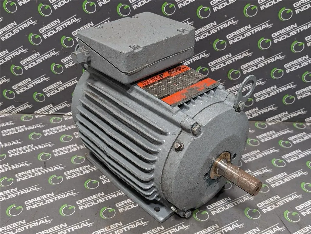 1/2 HP Reliance Electric P14G7701N-AK Electric Motor 460V 1140 RPM Used