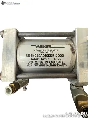 Used WELKER UB4N025A010DER1D000 Parts (Hydraulics and Pneumatics) Kentucky US | Industrial Parts R Us Inc. #1553095