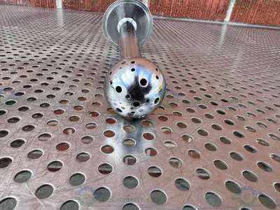 Stainless Steel Spray Ball w/ 1.5" to 2.5" Sanitary Fitting