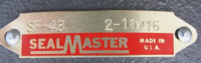 NEW SEALMASTER SF-43 FLANGE MOUNT BEARING 2-11/16" 700466 SF43