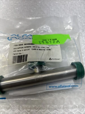 NEW ALFA LAVAL B7RMPS -3/4X1/2 -316L