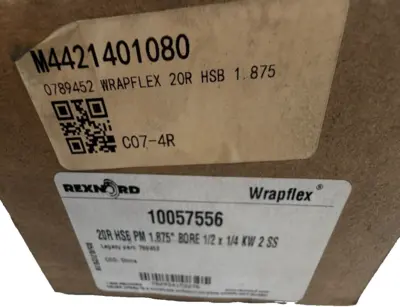 NEW REXNORD 789452 20R HSB PM 1.875" BORE 1/2 X 1/4 KW 2 SS 10057556
