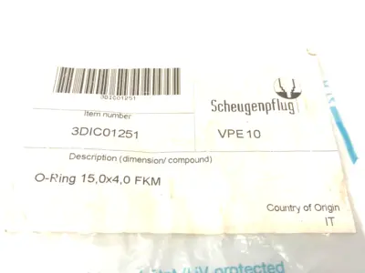 NEW SCHEUGENPFLUG O-RING 15,0 X 4,0 FKM