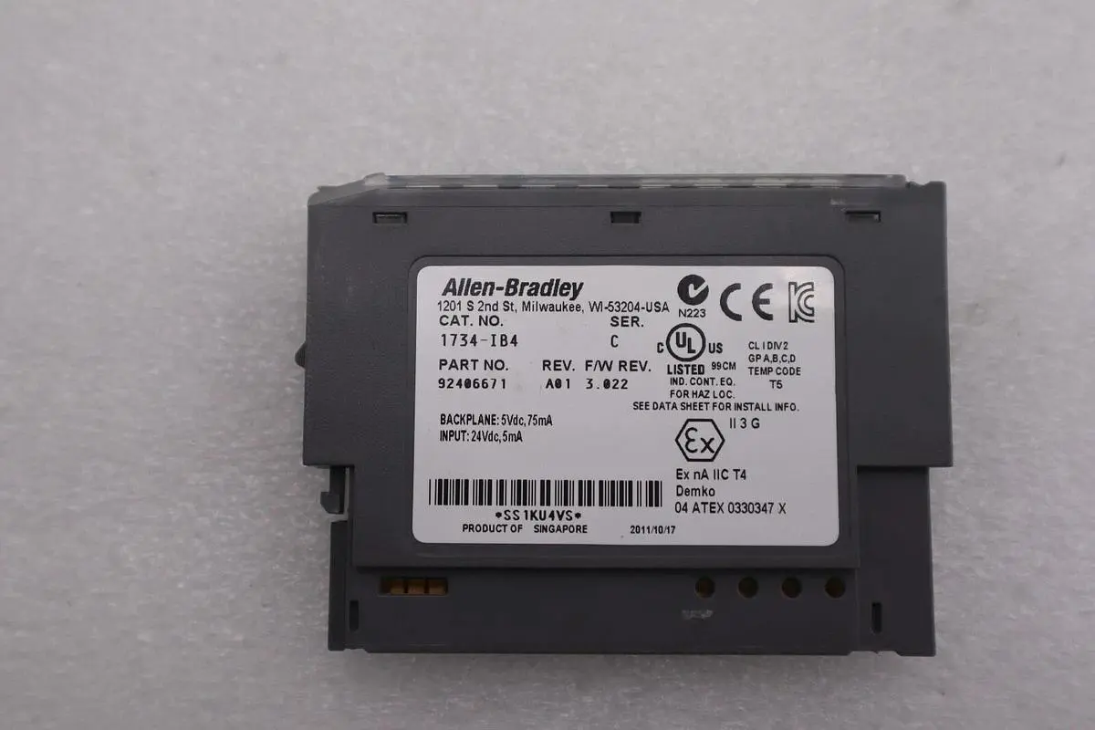 ALLEN BRADLEY 1734-IB4 POINT I/O Input Module Series C STOCK #807