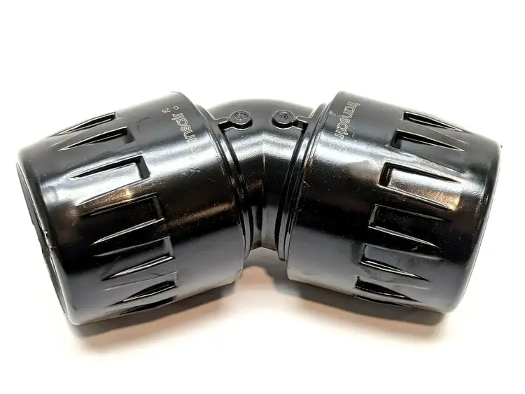Used PARKER TRANSAIR PIPE CONNECTOR 45 DEGREE ELBOW Valves/Fittings | Maverick Industrial Sales #1108178