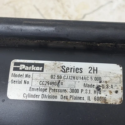Used Parker 02.50 CJJ2HU14AC 5.000 Cylinders Indiana US | J&J Industrial Supply #1364457