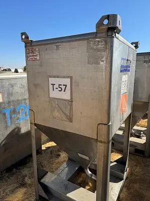 Tank, 425 Gallon, 316 Stainless Steel, LiquiTote, #5991122
