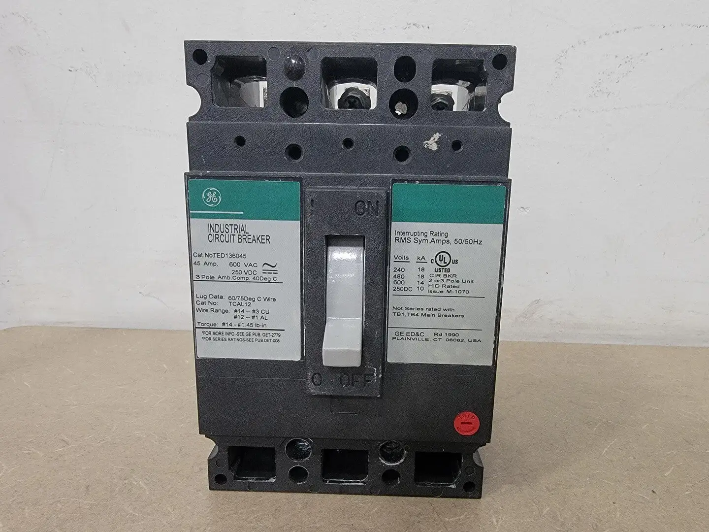USED GENERAL ELECTRIC TED130645