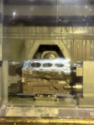 GROB Fully Automated CNC Machining System for V-6 Aluminum Engine Blocks