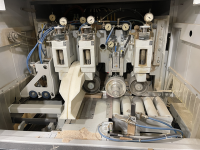 Weinig Optisaw System with Luxscan Combiscan and 3 Opticut 450 Quantum