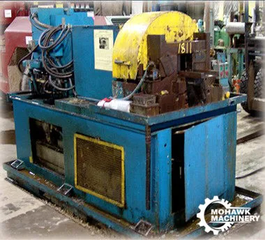 3-1/2 DICKEY & SON P.D. & B HYDRAULIC ROTARY TUBE END FORMER - 3/4” TO 3-1/2” TUBE CAPACITY - 15 HP MOTORS
