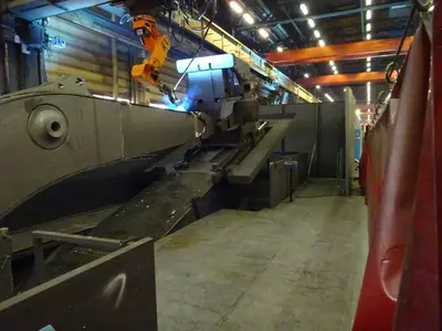 USED CLOOS ROMAT 310 WELDING ROBOT FOR BIG PIECES