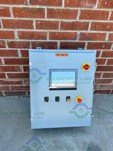Used SCE ENCLOSURE W/ MITSUBISHI GT2510-WXTBD TFT COLOR PANEL, MITSUBISHI R61P Electronics & Components | Equipment Lab #486410