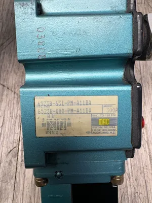 USED MAC VALVES 6523B-631-PM-A11DA