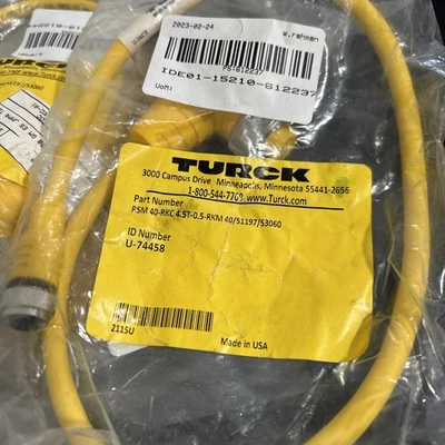 NEW Turck RSM 40-RKC 4.5T-0.5-RKM 40/S1197/S3060