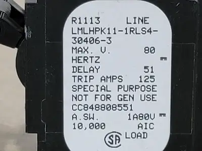 USED AIRPAX LMLHPK11-1RLS4-30406-3