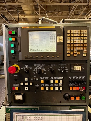 USED 2006 Weldon UGC, Two Spindle, Fanuc 21i-TB CNC, Robot
