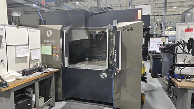 Used 2012 Makino PS95 4-Axes, Komo Rotary, CT40, CTS, Probe, 30 ATC Vertical Machining Centers New Jersey US | Machinery Values #1402416