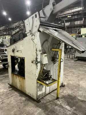 30,000 LBS X 36" PERFECTO COIL FEED LINE, COIL REEL UNCOILER & STRAIGHTENER: YOBRO #24871