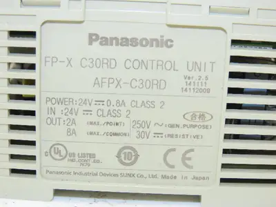 Panasonic FP-X C30RD PLC Programmable Control Unit Module 24VDC