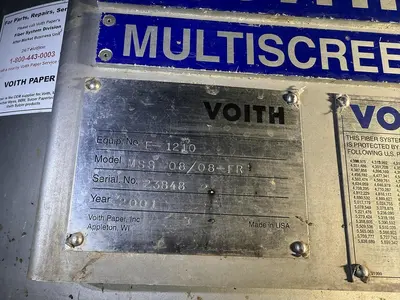 110" (2.8M) VOITH FOURDRINIER PAPER MACHINE (LBM) MFG 2001 LINERBOARD / TUBE & CORE – TANDEM NIPCOFLEX SHOE PRESSES - 72"(1.8M) DIAMETER DRYERS
