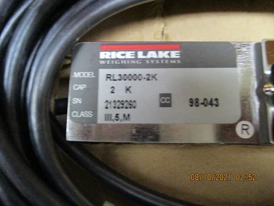NEW Rice Lake Weighing Systems RL30000-2K
