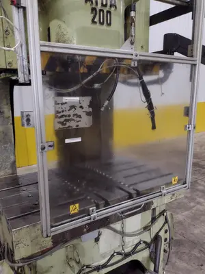 220 TON AIDA MODEL #NCI-200(2) GAP FRAME PRESS, 12.59" STROKE: STOCK #22210