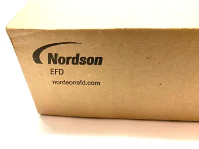 USED NORDSON EFD OPTIMUM ZERODRAFT™ EMPTY CARTRIDGE, 20OZ, CLEAR