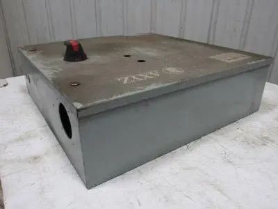 Electric Enclosure 24"x24"x7" Hinged Door W/Back Plate & 30A Fused Disconnect