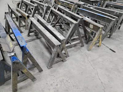 Approx (50) Steel Sawhorses (LOCATION: Batavia, OH)