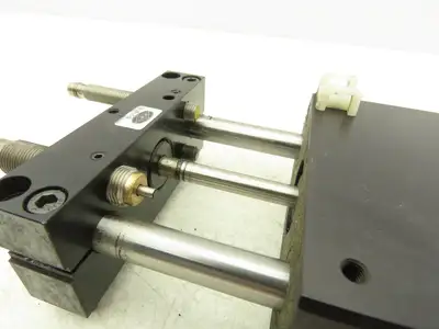 De-Sta-Co DLB-12M-L-C-50 Pneumatic Linear Base Slide/Guide Cylinder 50mm Slide
