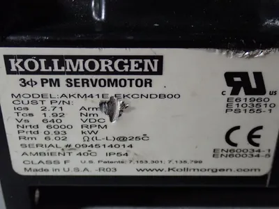 USED KOLLMORGEN AKM41EEKCNDB00