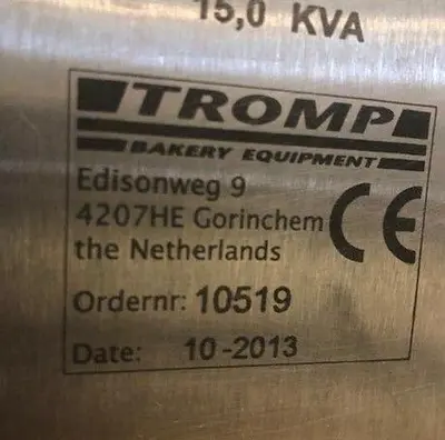 USED Tromp Multi-Product Sheeting Line with Chunker and Extruder