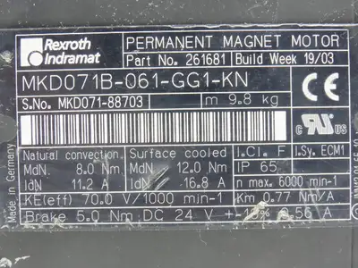 Used REXROTH INDRAMAT _UNKNOWN_ Servo Motors Indiana US | Arrow Industrial #1408435