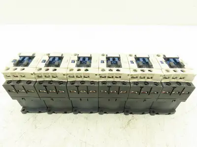 Telemecanique LC1D186 Contactor Motor Starter 32A 690V 15Hp Coil 24VDC Lot of 6
