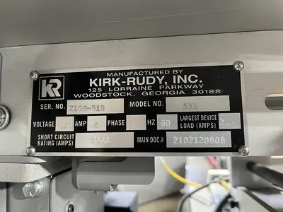USED 2021 KIRK-RUDY 533 BULK AUTOLOADER