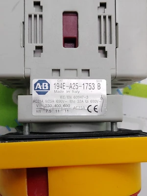 ALLEN BRADLEY 194E-A25-1753 B LOAD SWITCH