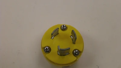 Used 3331-SS Yellow Turnlock Plug (3 Poles, 3-wires)